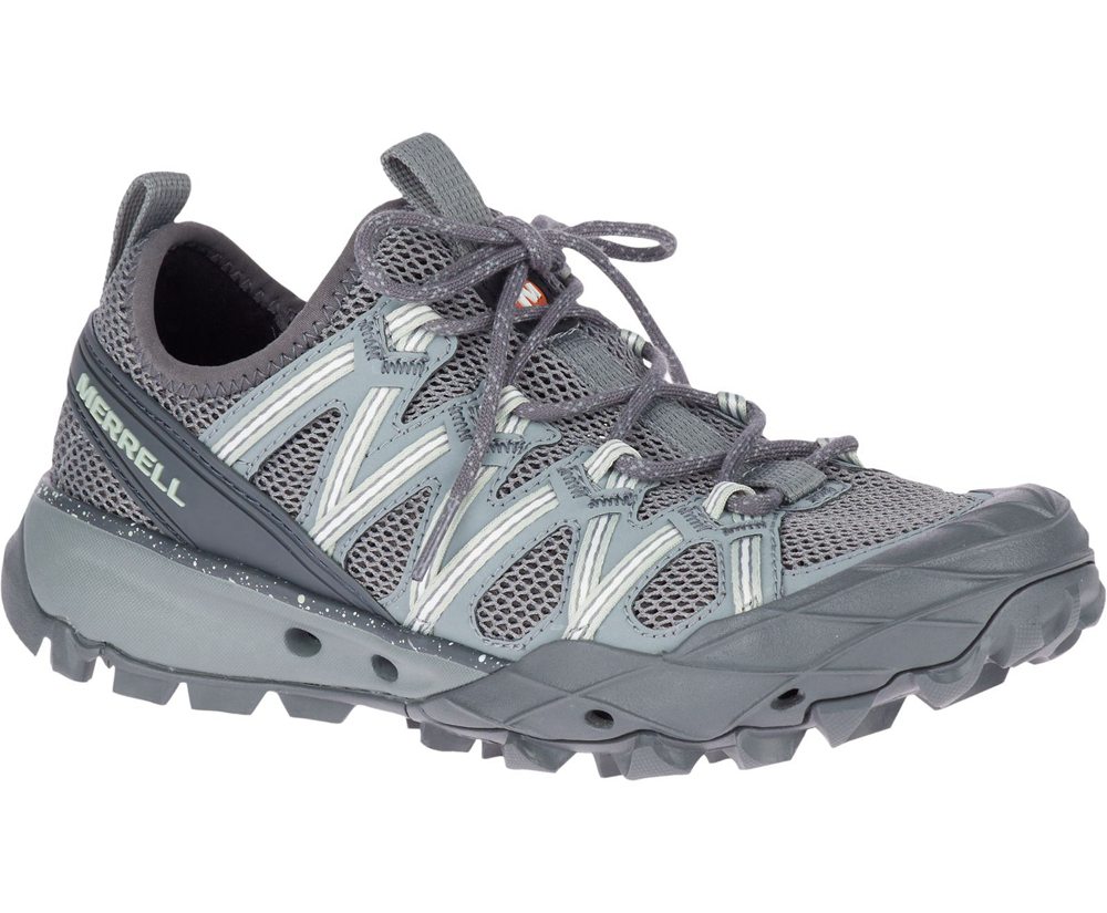 Buty Trekkingowe Merrell Damskie Szare - Choprock - 270394-SRE